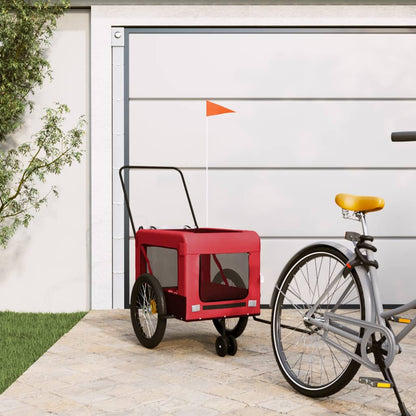 Pet Bike Trailer And Black Oxford Fabric&Iron