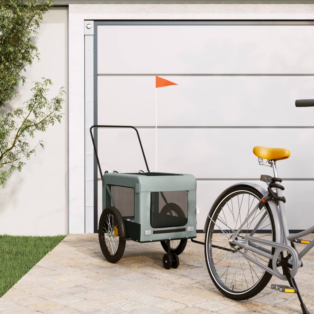 Pet Bike Trailer And Black Oxford Fabric&Iron