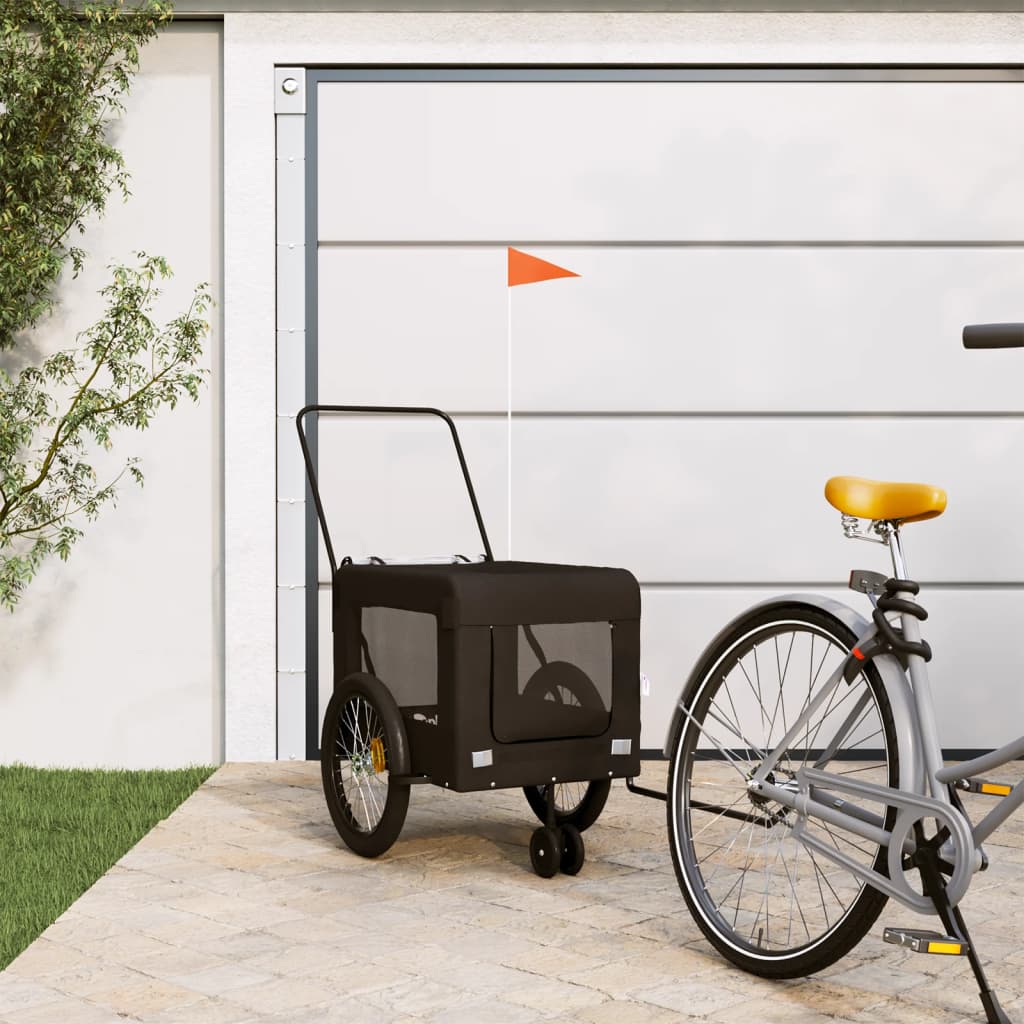 Pet Bike Trailer And Black Oxford Fabric&Iron