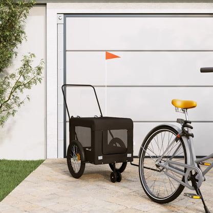 Pet Bike Trailer And Black Oxford Fabric&Iron
