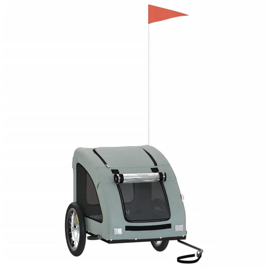 Pet Bike Trailer Oxford Fabric And Iron