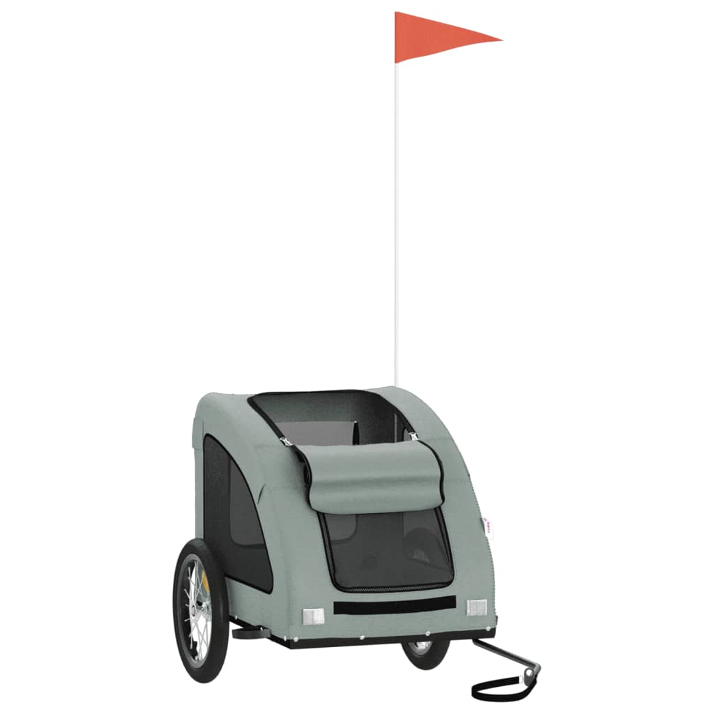 Pet Bike Trailer Oxford Fabric And Iron