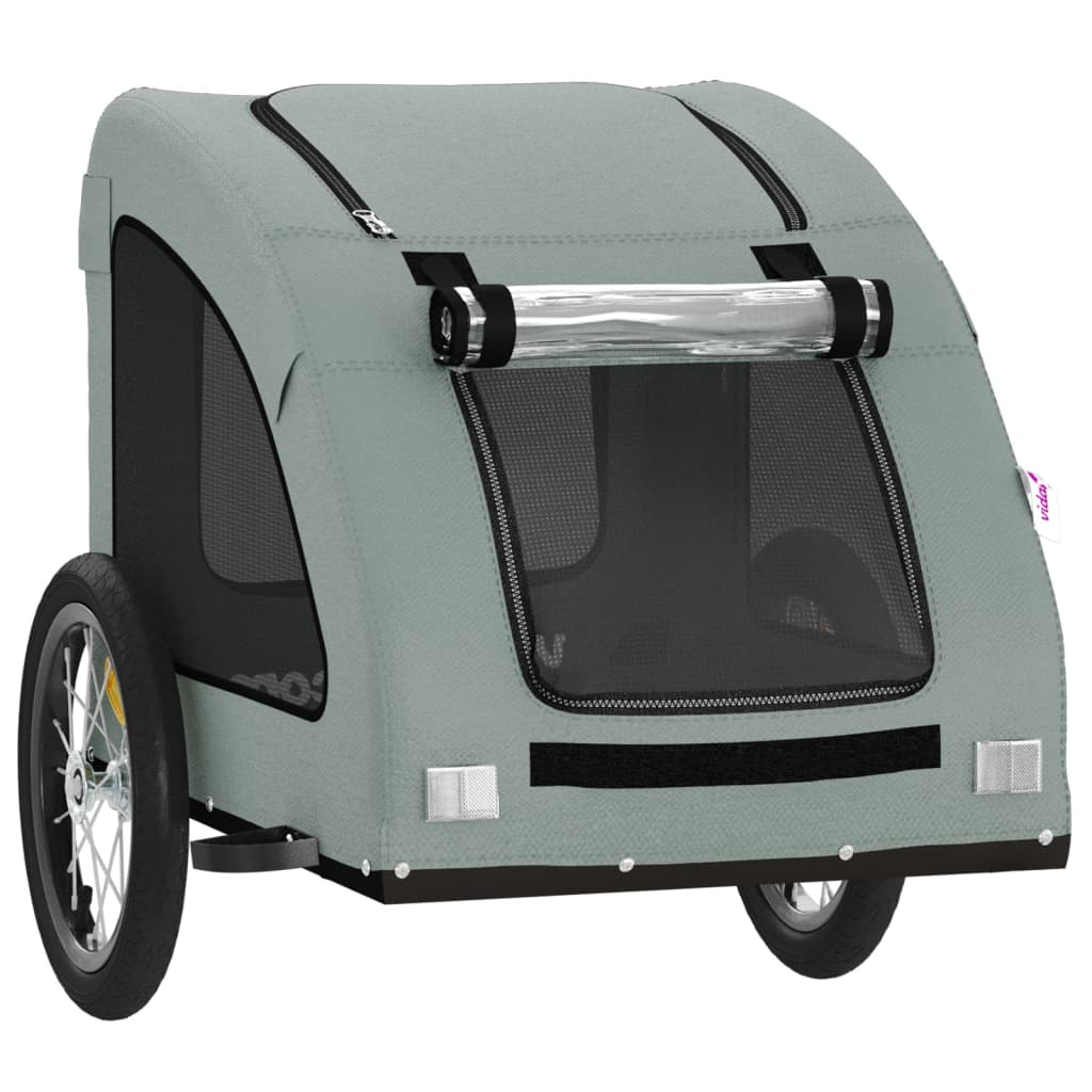 Pet Bike Trailer Oxford Fabric And Iron