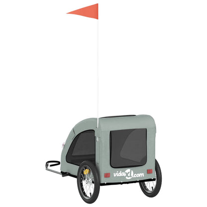 Pet Bike Trailer Oxford Fabric And Iron