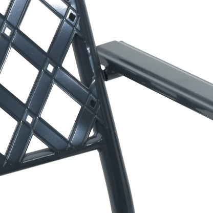 Chair 2 Pcs 56 X 65 X 89Cm Steel