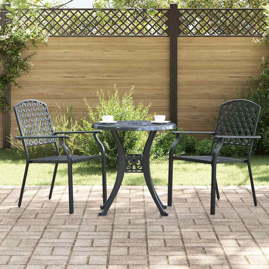 Chair 2 Pcs 56 X 65 X 89Cm Steel
