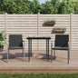 Garden Chairs With Cushions 2 Pcs 56X59X84 Cm Poly Rattan