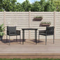 Garden Chairs With Cushions 2 Pcs 54X61X83 Cm Poly Rattan