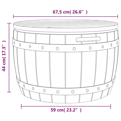 3-In-1 Garden Storage Box Polypropylene