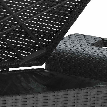 Garden Bench With Cushion Poly Rattan