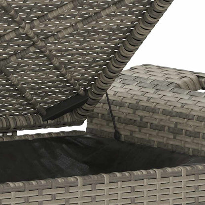 Garden Bench With Cushion Poly Rattan