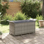 Garden Bench With Cushion Poly Rattan