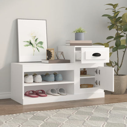 Shoe Cabinet 100X42X60 Cm Engineered Wood