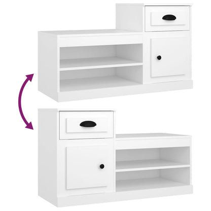 Shoe Cabinet 100X42X60 Cm Engineered Wood