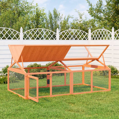 Run Box 200X112.5X74 Cm Solid Wood Pine