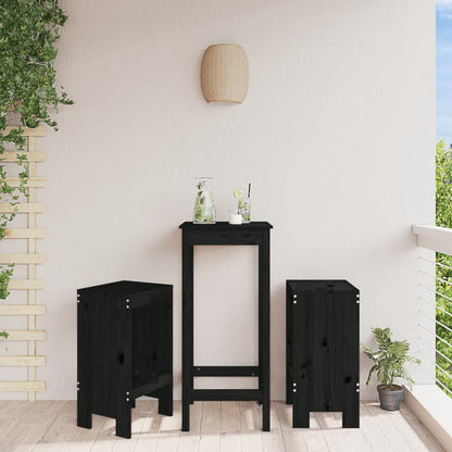 Garden Stools 2 Pcs White Solid Wood Pine