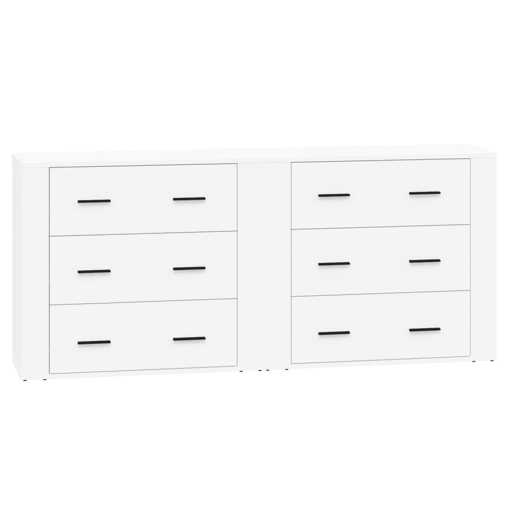 Sideboards 2 Pcs Engineered Wood