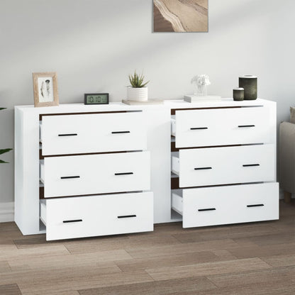 Sideboards 2 Pcs Engineered Wood