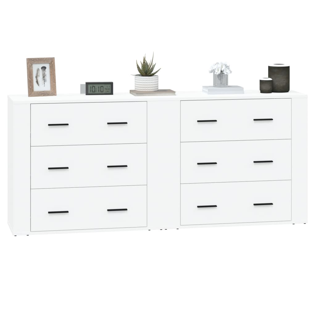Sideboards 2 Pcs Engineered Wood