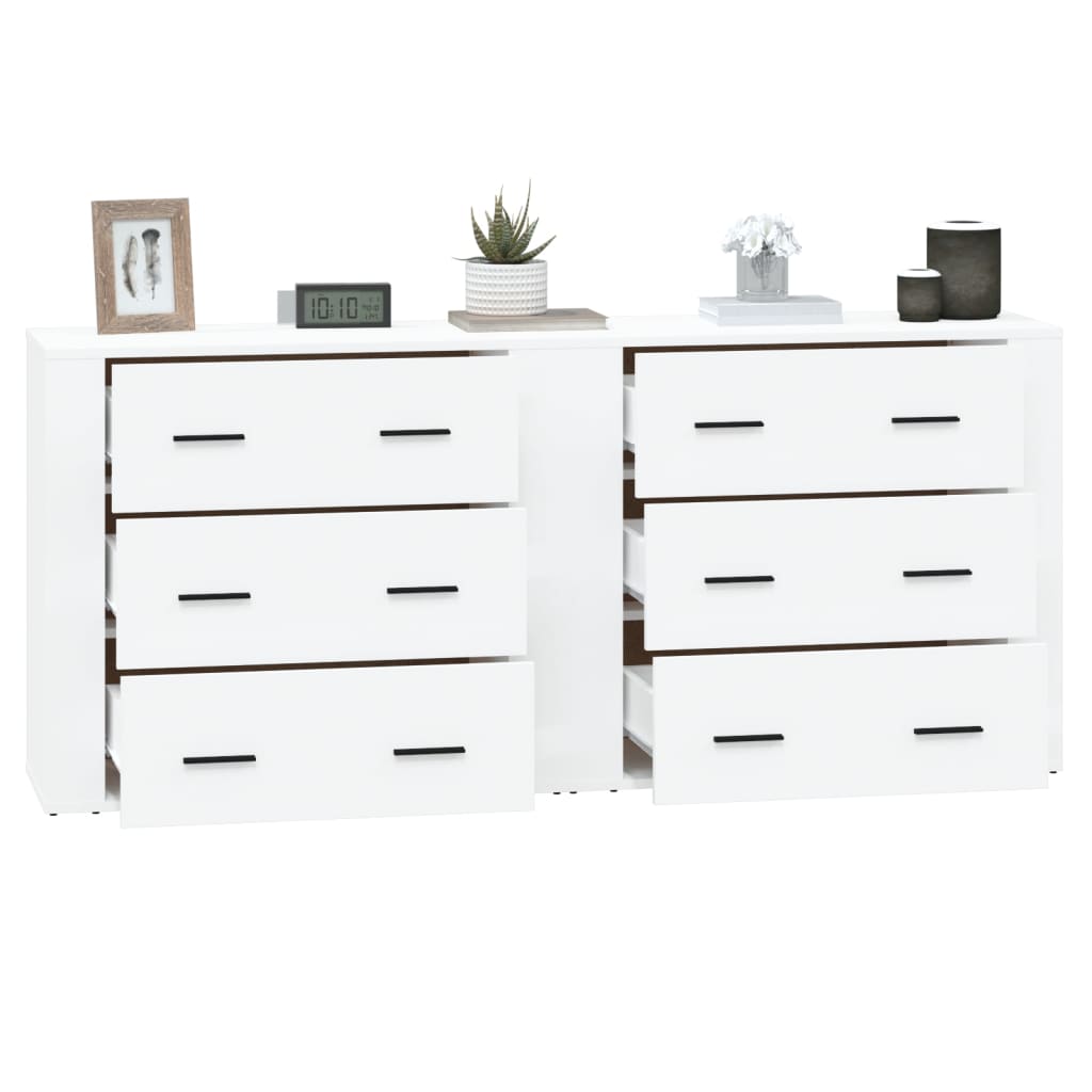 Sideboards 2 Pcs Engineered Wood
