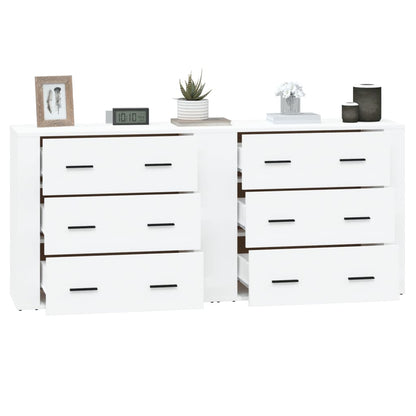 Sideboards 2 Pcs Engineered Wood