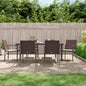 Garden Chairs With Cushions 2 Pcs 56X59X84 Cm Poly Rattan