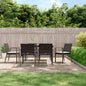 Garden Chairs With Cushions 2 Pcs 56.5X57X83 Cm Poly Rattan