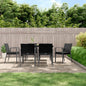 Garden Chairs With Cushions 2 Pcs 56.5X57X83 Cm Poly Rattan