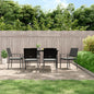 Garden Chairs 2 Pcs Black 54X62.5X89 Cm Poly Rattan