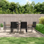 Garden Chairs 2 Pcs Black 55X61.5X90 Cm Textilene And Steel