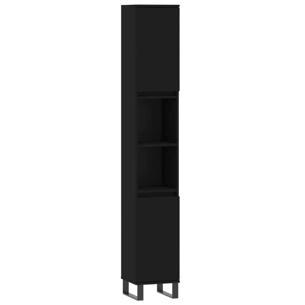 Bathroom Cabinet 30X30X190 Cm Engineered Wood