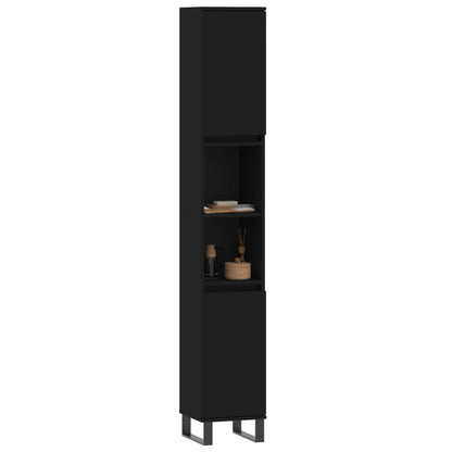 Bathroom Cabinet 30X30X190 Cm Engineered Wood
