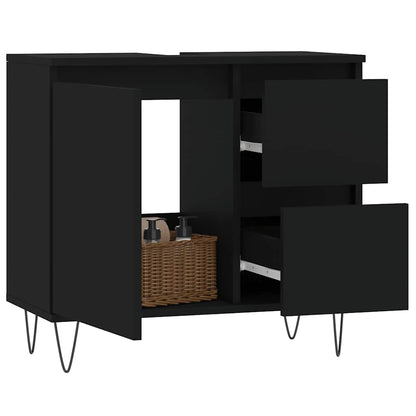 Bathroom Cabinet 65X33X60 Cm Engineered Wood