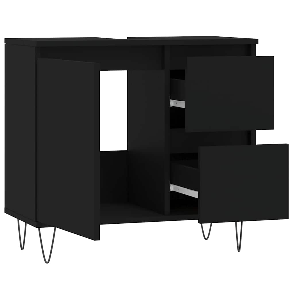 Bathroom Cabinet 65X33X60 Cm Engineered Wood