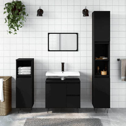 Bathroom Cabinet 65X33X60 Cm Engineered Wood