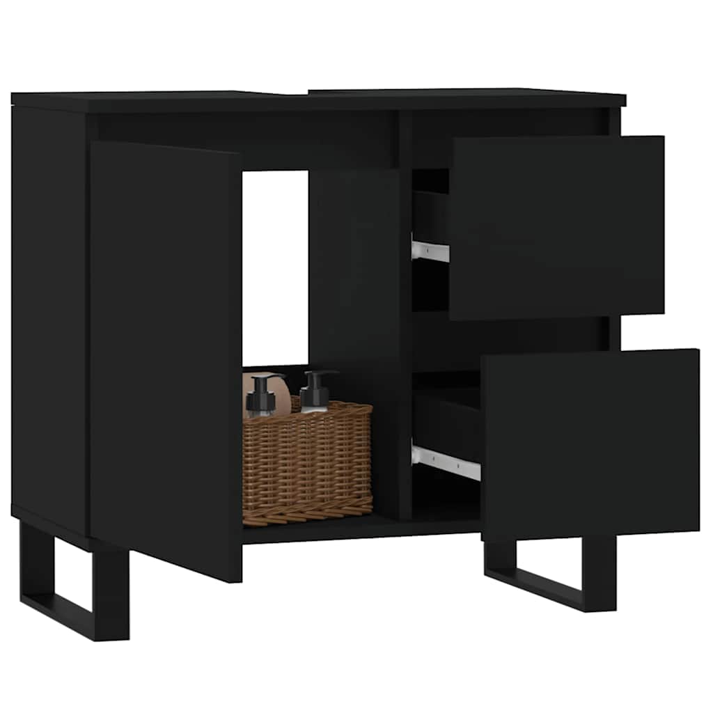 Bathroom Cabinet 65X33X60 Cm Engineered Wood