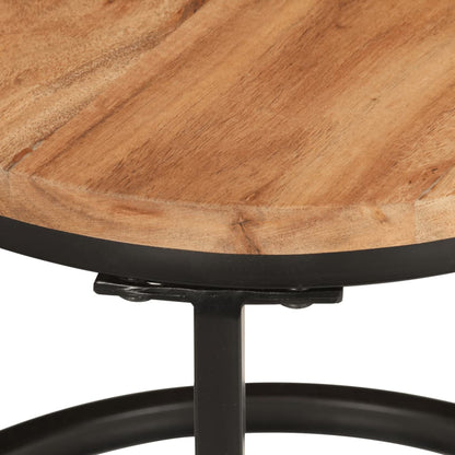 Nesting Tables 3 Pcs Solid Wood Acacia