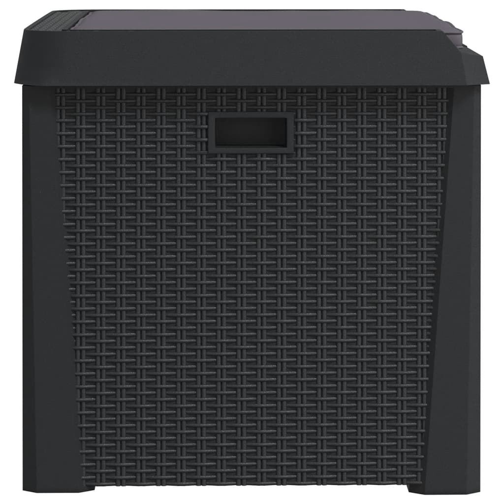 Garden Storage Box With Seat Cushion 125 L Pp