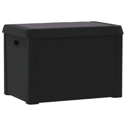 Garden Storage Box With Seat Cushion 125 L Pp