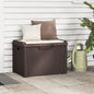 Garden Storage Box With Seat Cushion 125 L Pp