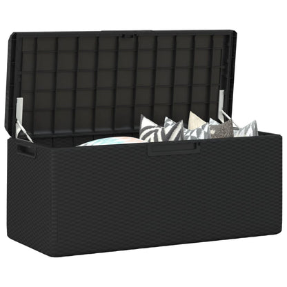 Garden Storage Box With Seat Cushion 350 L Pp