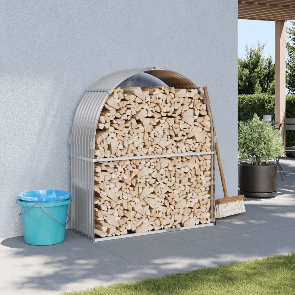 Log Holder Galvanised Steel