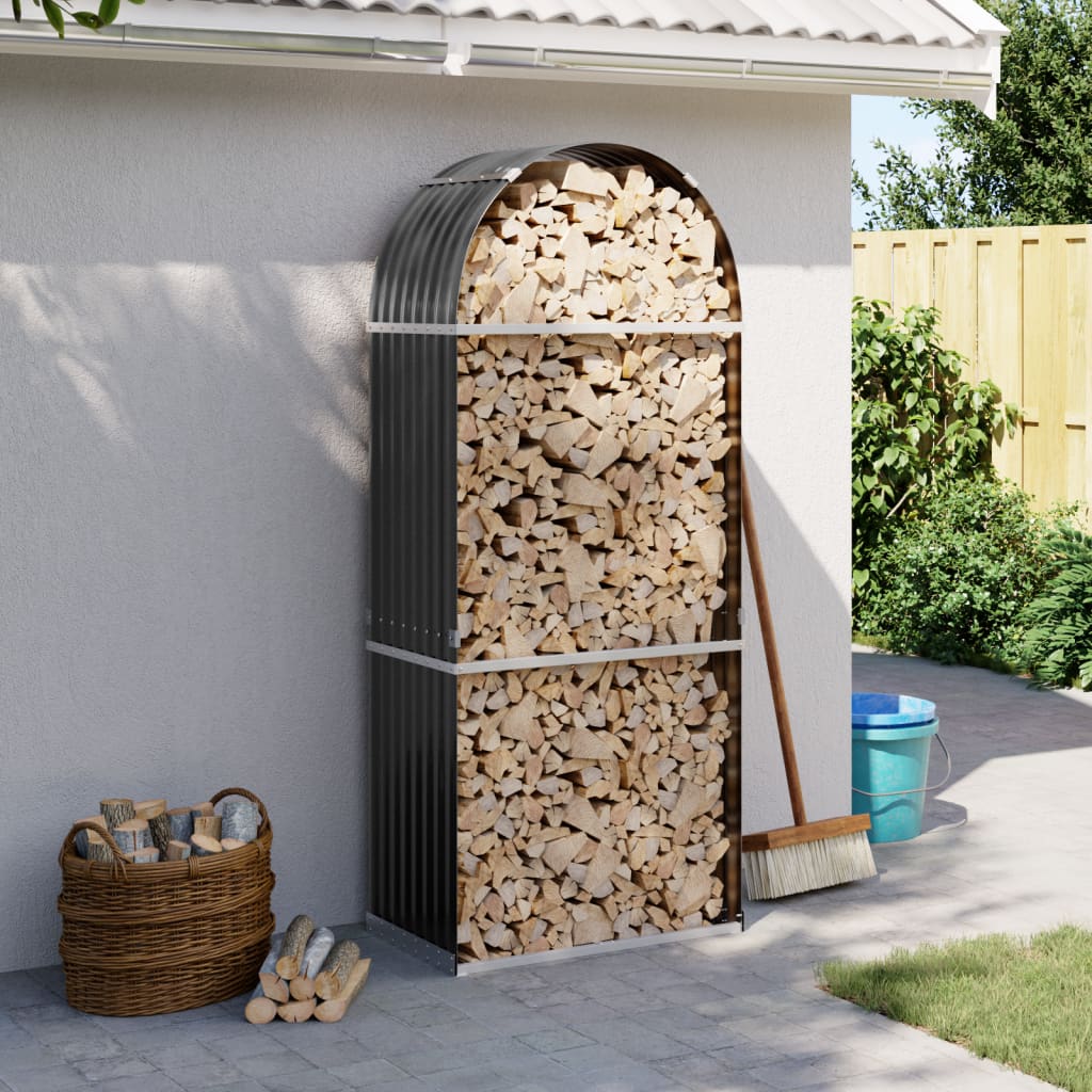 Log Holder Galvanised Steel