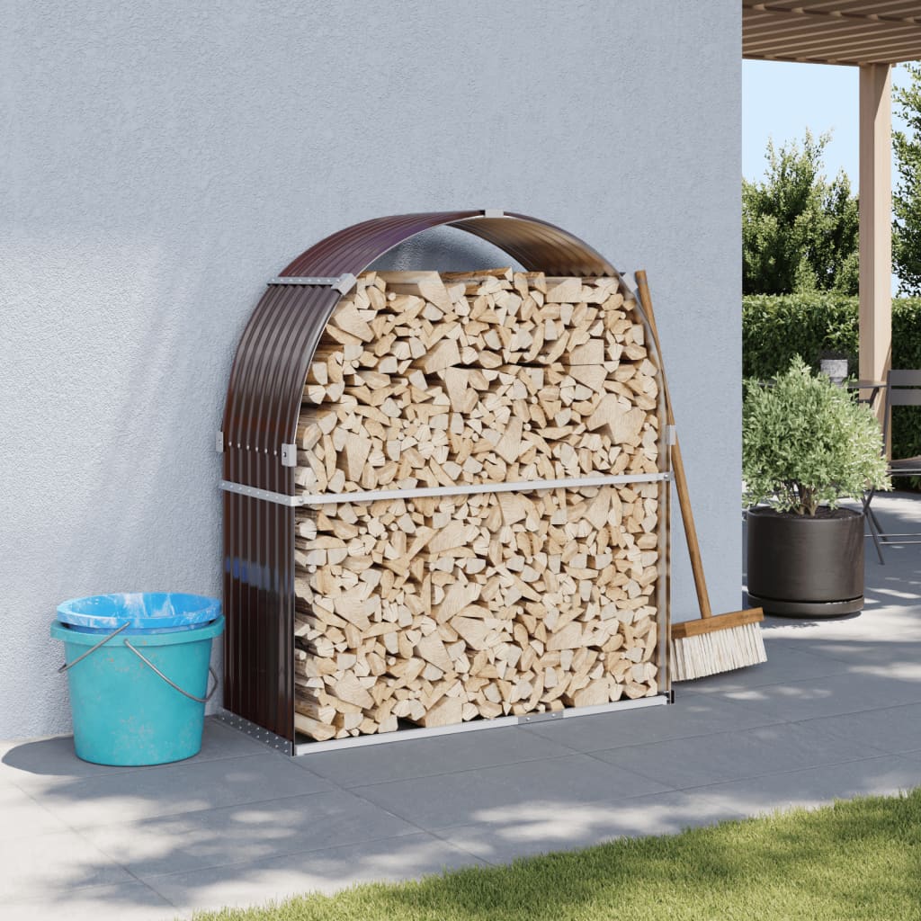 Log Holder Galvanised Steel