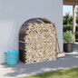Log Holder Galvanised Steel