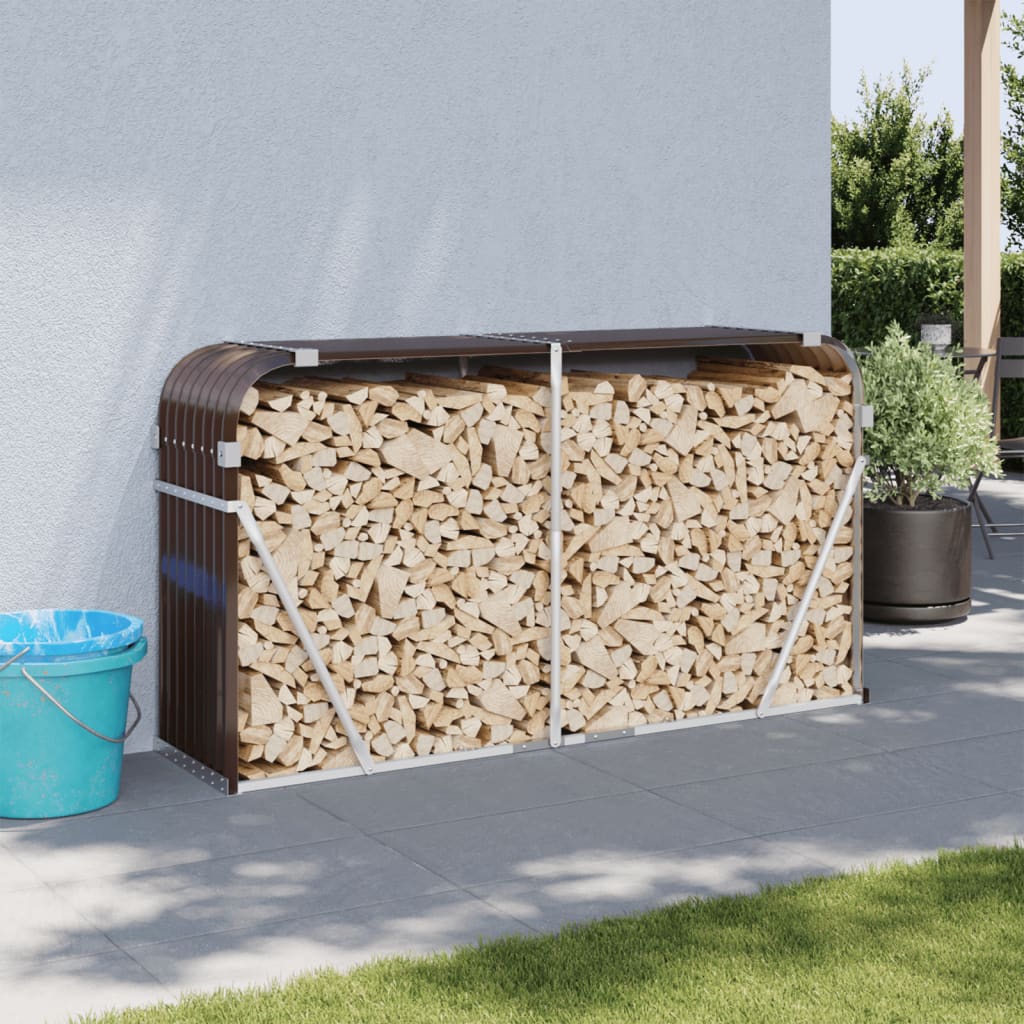 Log Holder Galvanised Steel