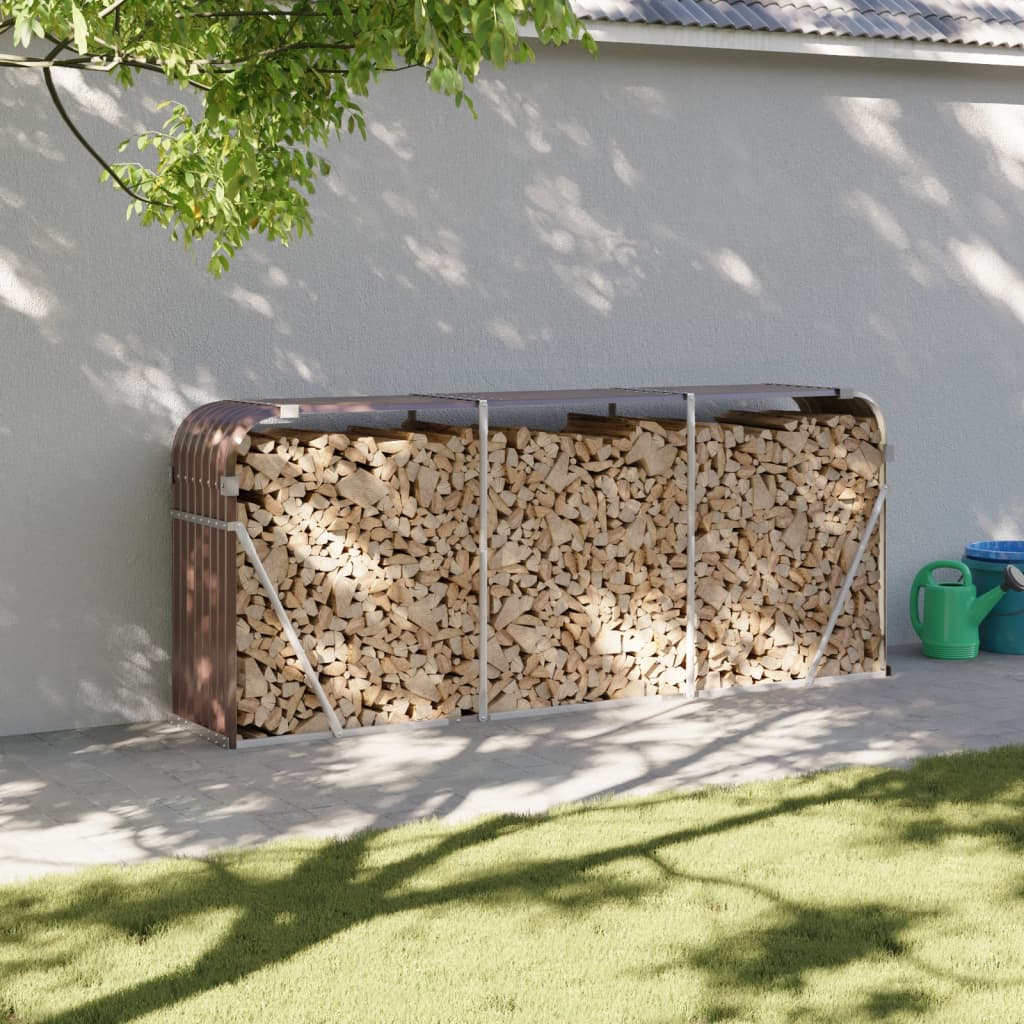 Log Holder Galvanised Steel