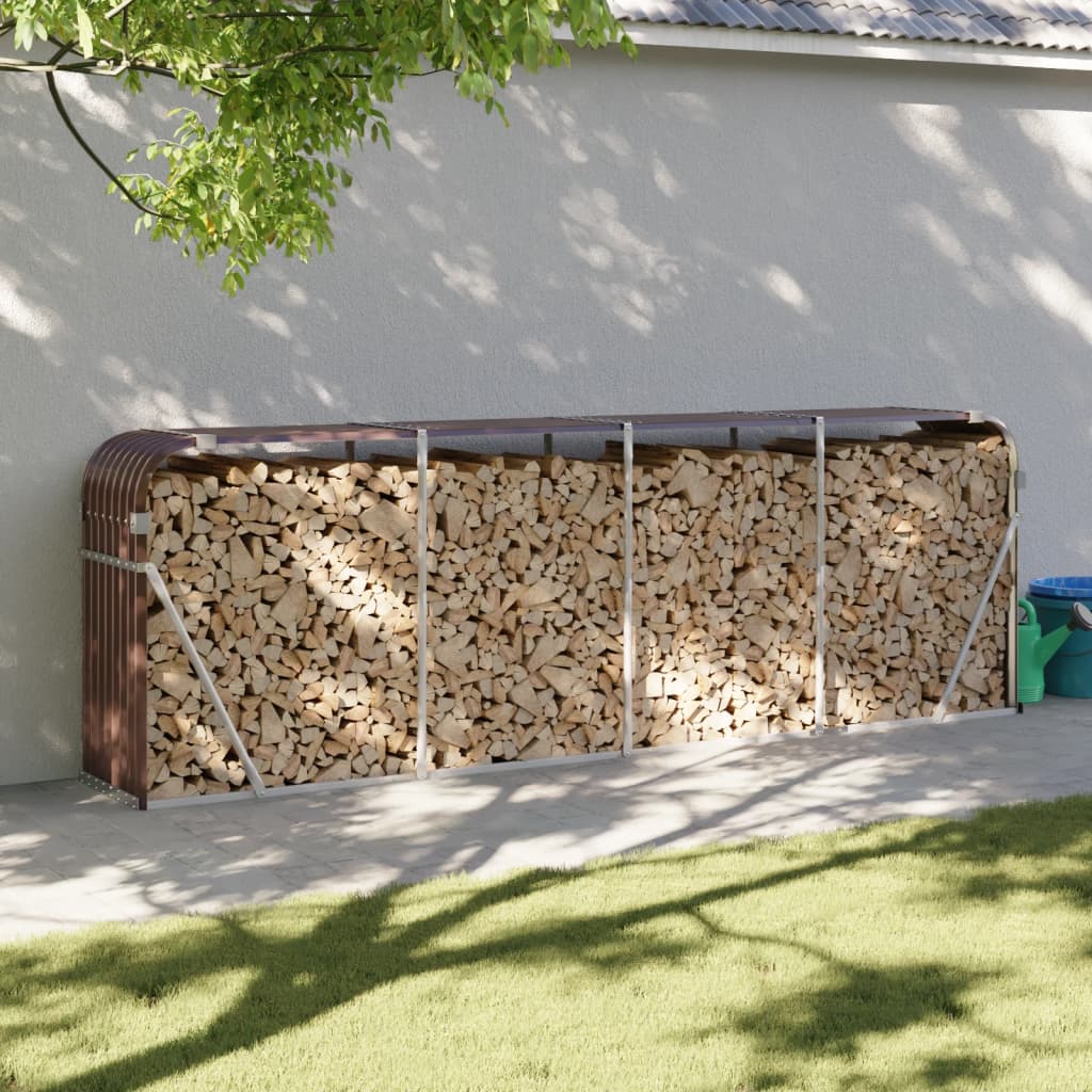 Log Holder Galvanised Steel
