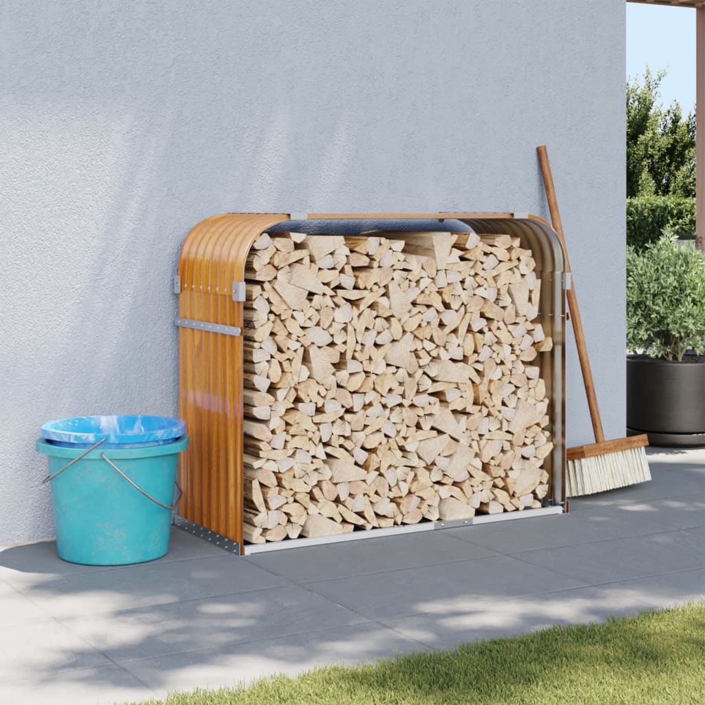 Log Holder Galvanised Steel