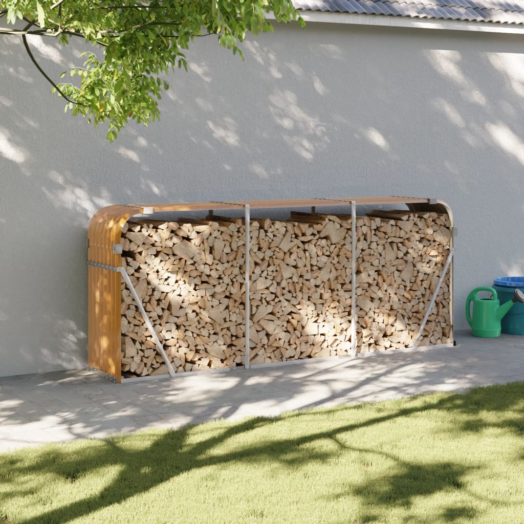 Log Holder Galvanised Steel
